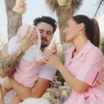 Serena brilha em ensaio fotográfico de Páscoa com Luan e Jade