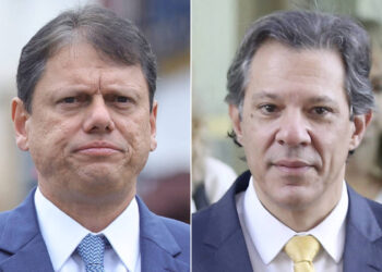 Tarcísio tem 46% das intenções de voto em SP, enquanto Haddad chega a 30% segundo Datafolha – 05/07/2026