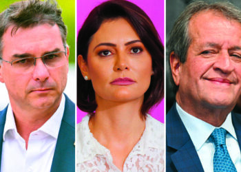 Michelle Bolsonaro e Flávio se reconciliam em gravação marcada para 23 de julho de 2026