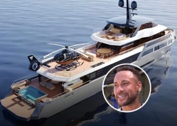 Iate de Neymar, avaliado em R$ 120 milhões, é um dos maiores do Brasil e impressiona pela sofisticação