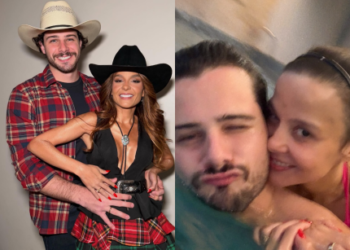 Maiara marca presença na rede social do namorado e declara amor: Ele é meu Te amo