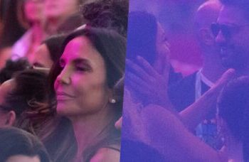 Ivete Sangalo é flagrada trocando beijos com novo namorado em evento