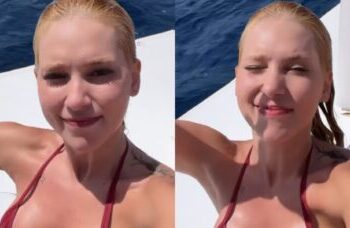 Virginia canta sobre saudade em iate durante férias com Vini Jr