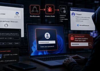 Golpe em teste: como verificações falsas estão roubando suas senhas no Windows
