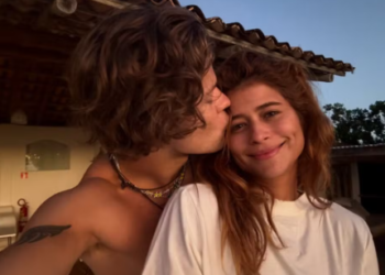 Lucas Pinheiro celebra férias com Isadora Cruz após temporada de sucesso