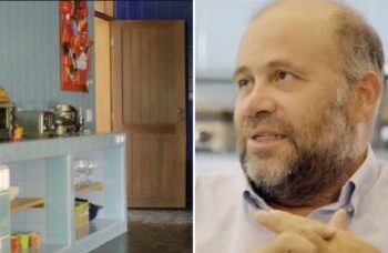 Otávio Müller transforma sobras de azulejo em uma cozinha afetiva no RJ, longe do luxo da TV