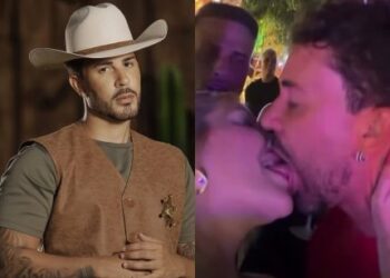 Carlinhos Maia e influenciadora trocam beijo apaixonado no Rancho; descubra quem é ela