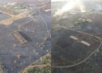 Incêndio atinge parque com depósito de Césio-137 e gera preocupação na região