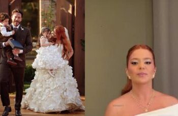 Viih Tube troca vestido longo por modelo curto para aproveitar a festa de casamento com Eliezer