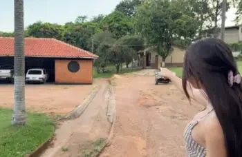 Influenciadora casada com bilionário possui fazenda de 600 mil m² com lhamas e lago particular