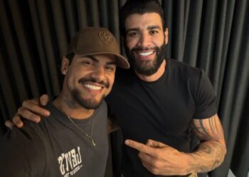 Jeninho e Gusttavo Lima firmam contrato e farão show de estreia em Barretos na próxima semana