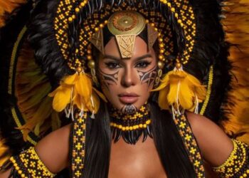 Tàmires Assîs brilha como cunhã-poranga no Festival de Manaus
