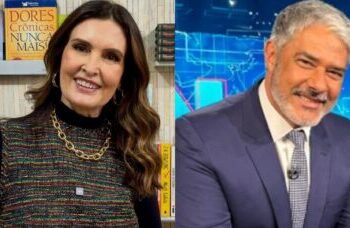 Fátima Bernardes e William Bonner se reencontram e namorado defende a jornalista contra provocações