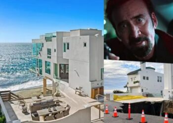 Cratera gigante surge em Malibu e afeta mansão de Nicolas Cage; confira as imagens