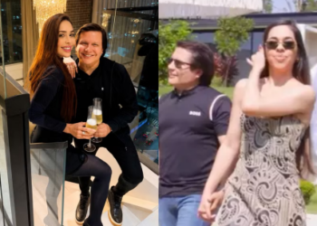 Giovani aparece com nova namorada e esposa reage: sinto que estou sendo traída