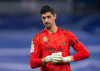 Courtois estabelece novo recorde de chutes sofridos pelo Real Madrid
