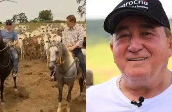 Cantor de 75 anos possui fazenda com 800 touros como refúgio no MT, após nascer em 1951