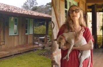 Atriz de 61 anos encontra paz em casa de campo sustentável no RJ que é refúgio da família