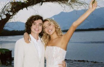 Sasha Meneghel e João Lucas se casam em cerimônia ao ar livre na casa da família em Angra dos Reis