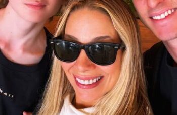 Danielle Winits e a conexão especial com os filhos Guy e Noah