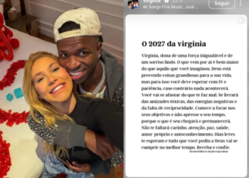 Virginia compartilha reflexão sobre reciprocidade em meio a desentendimento com Vini Jr.